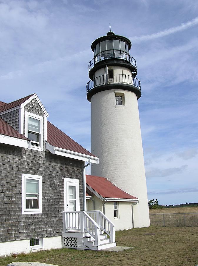 Summer Photograph - Cape Cod Highland Lighthouse 1857 by Sven Migot