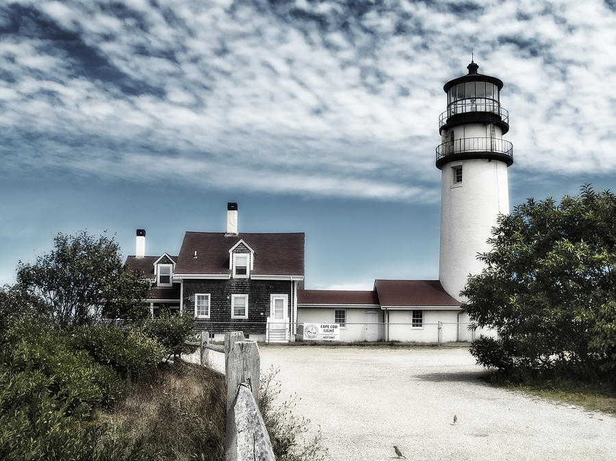 Summer Photograph - Cape Cod Light in Muted Colors by Tammy Wetzel