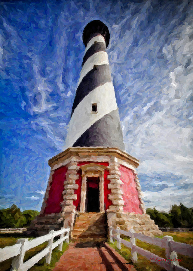 Cape Hatteras Lighthouse Painting by Lynne Jenkins