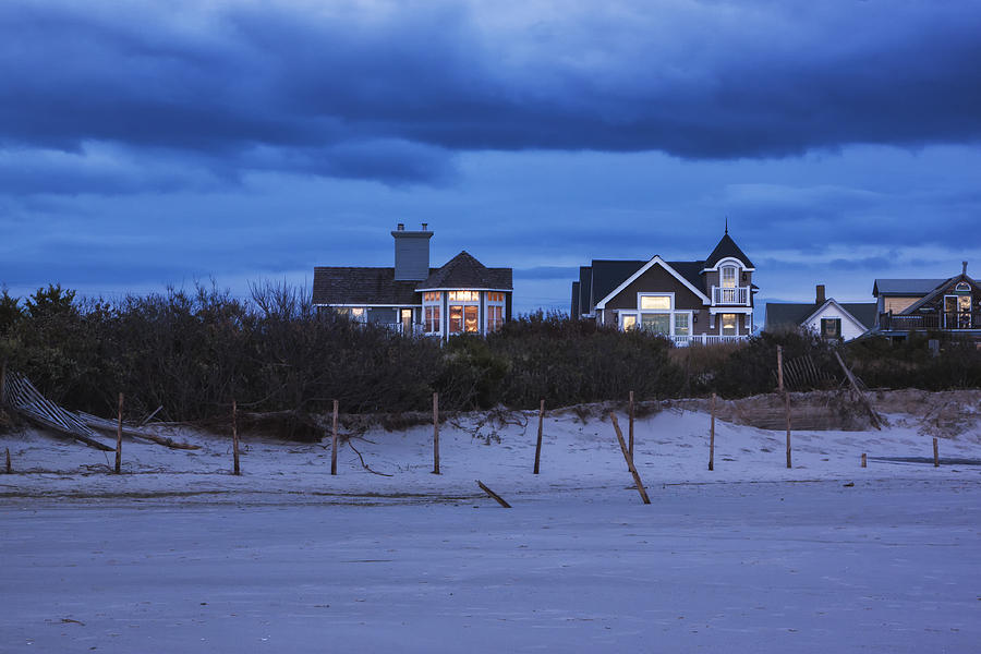 Cape May Beach Houses Photograph by Tom Singleton
