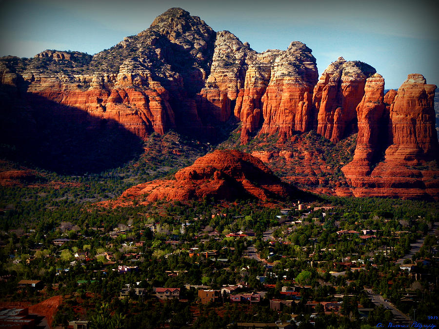 Capitol Butte Over Sedona Photograph by Aaron Burrows