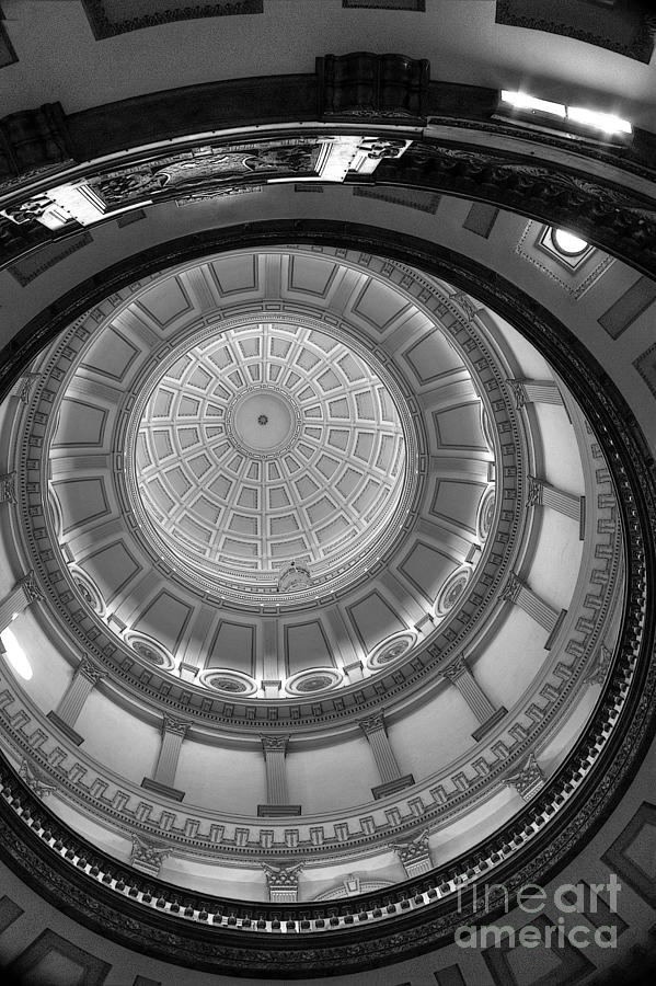 Capitol Dome in B-W Photograph by David Bearden