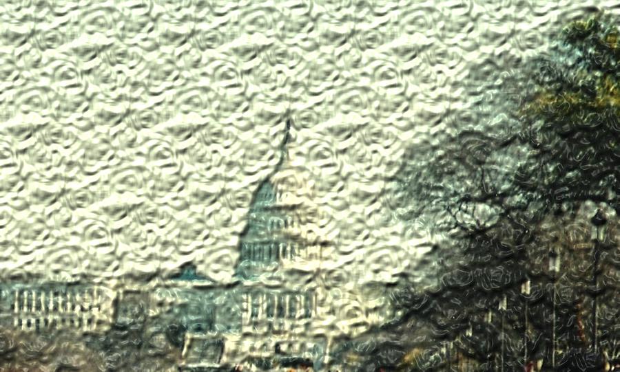Washington D.c. Digital Art - Capitol in Relief by Pharris Art