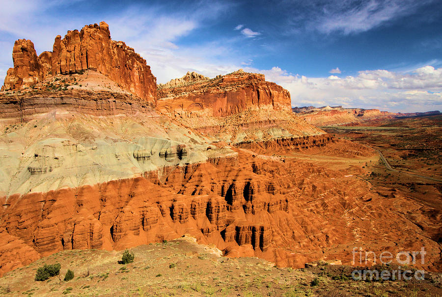 Capitol Reef National Park Photograph - Capitol Reef Castle by Adam Jewell