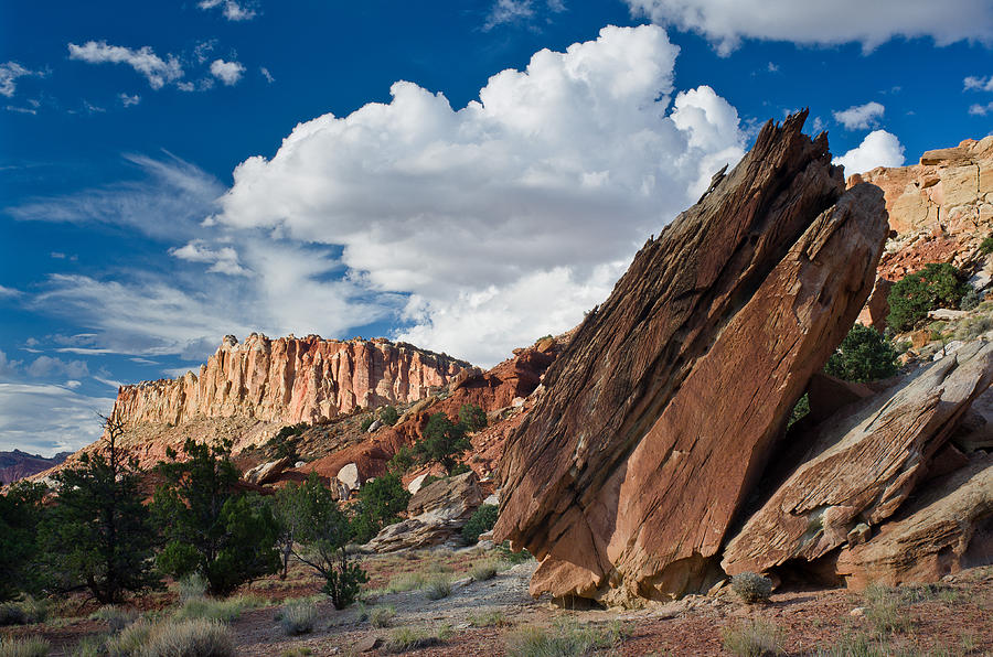 Capitol Reef Rock Photograph by Greg Nyquist