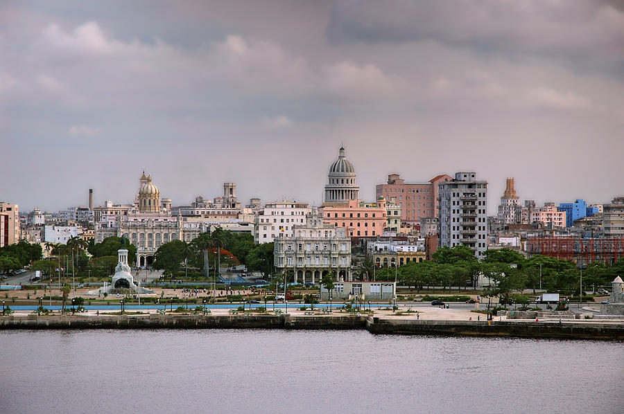 Capitol seen from La Cabana. La Habana. Cuba Photograph by Juan Carlos Ferro Duque