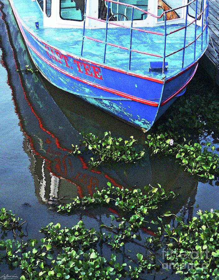 Boat Photograph - Capn Tee by Lizi Beard-Ward