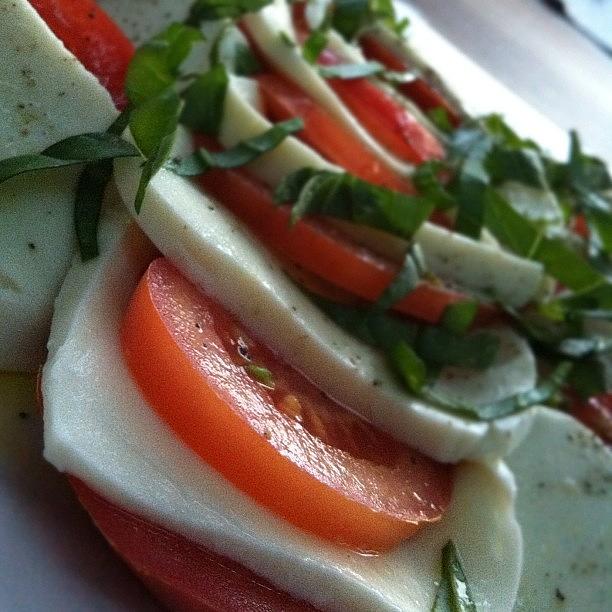 Tomato Photograph - #caprese #yummie #foodporn #tomato by Stoeps Meyer