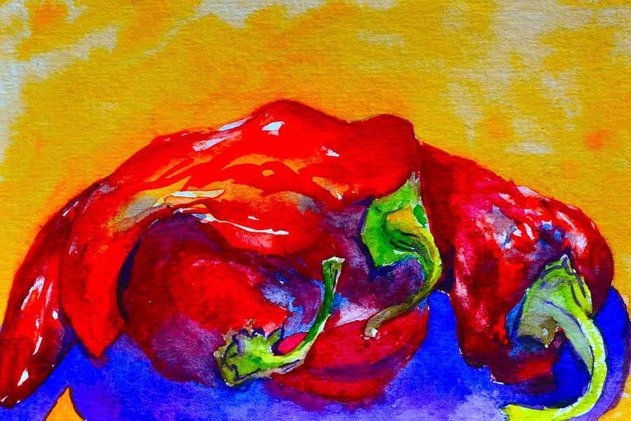 Capsaicin Cuddle Painting by Beverley Harper Tinsley
