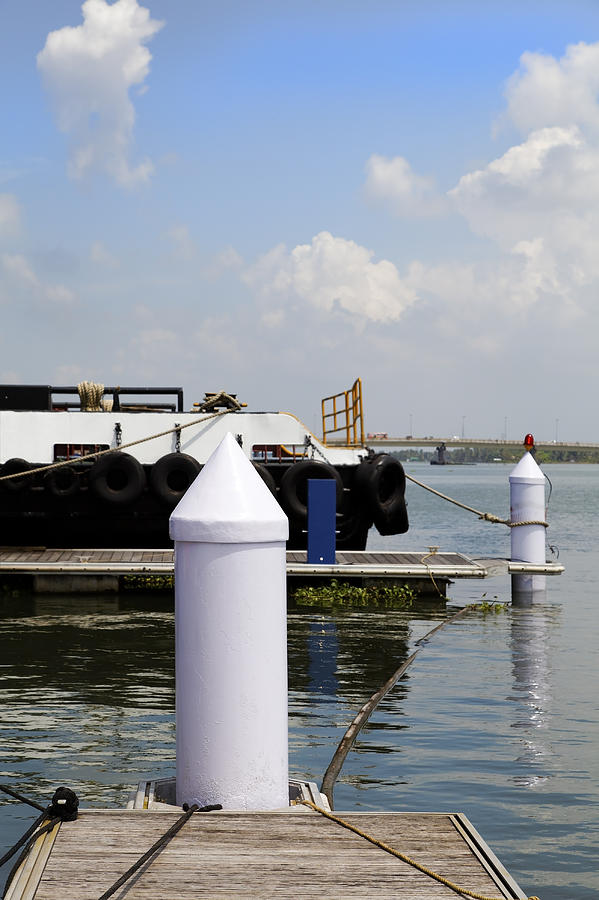 Capstans Jetty Photograph by Kantilal Patel Fine Art America