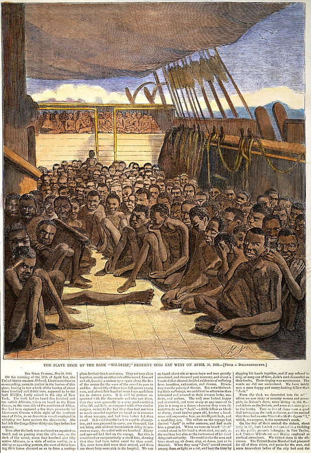 Captured Slave Ship 1860 Photograph By Granger 