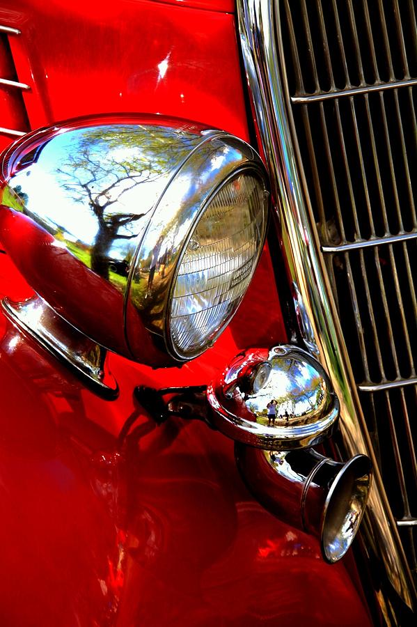 Car Horn And LIght Photograph by Denny Ray Hubbard - Fine Art America