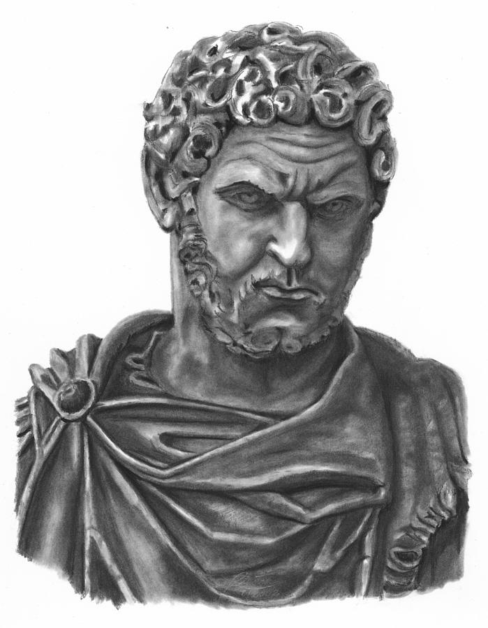 Caracalla Drawing by Pablo Riestra