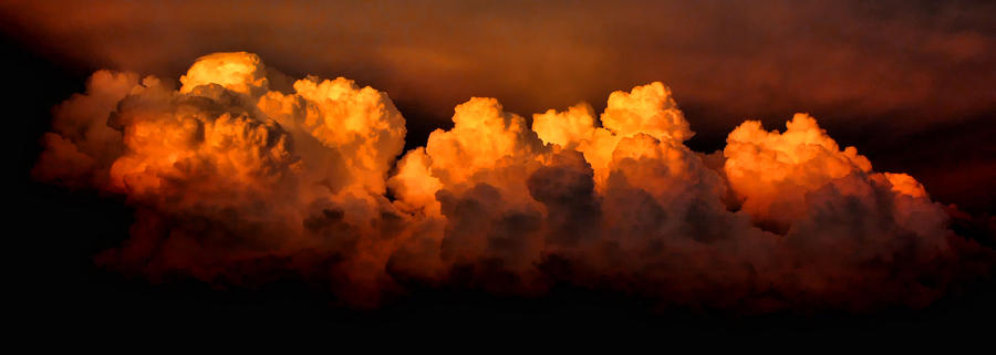 Caramel Clouds Photograph by Joetta West