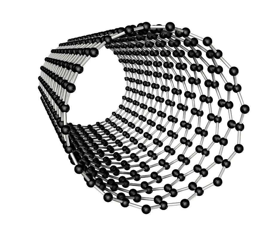Carbon Nanotube Photograph - Carbon Nanotube by Friedrich Saurer