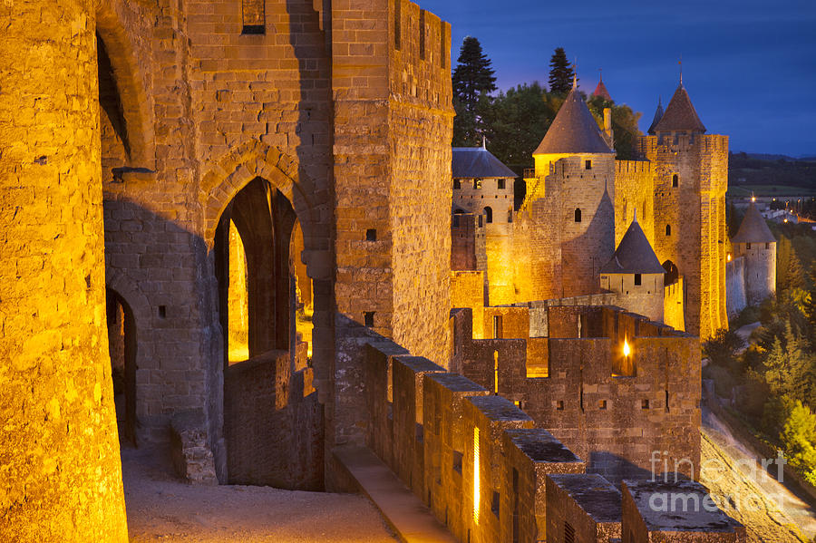 Carcassonne Ramparts Photograph