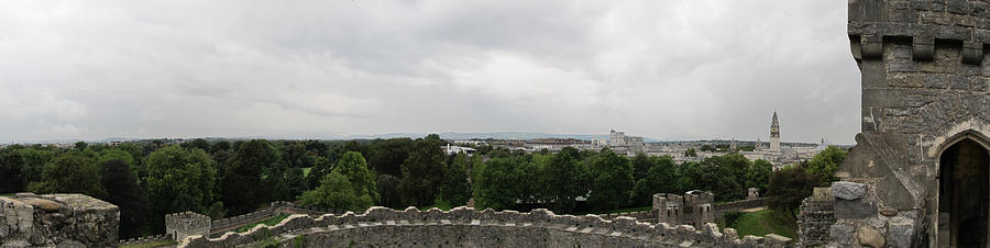 Cardiff Castle Panorama Photograph by Ian Kowalski