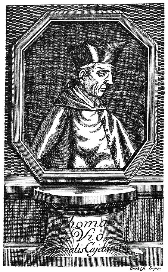 Cardinal Cajetan (1469-1534) Photograph by Granger