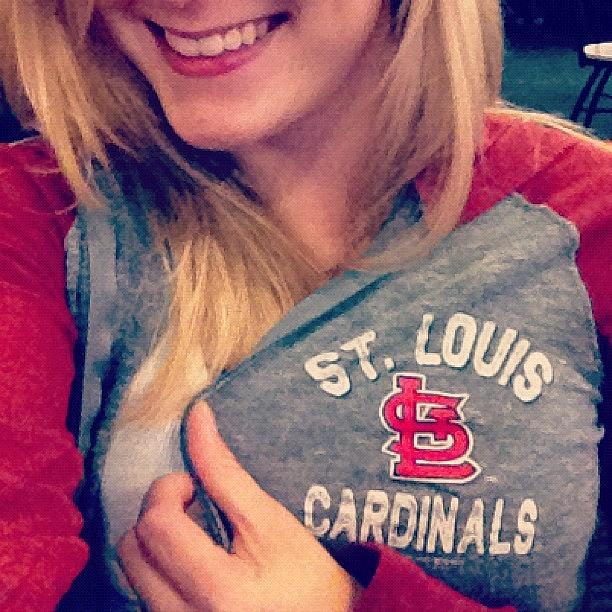 Sports Photograph - #cardinals Make #me #smile ! #stl by Melissa Doyle