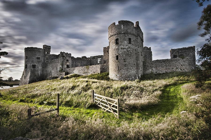 Carew Castle Pembrokeshire Long Exposure 2 Photograph by Steve Purnell