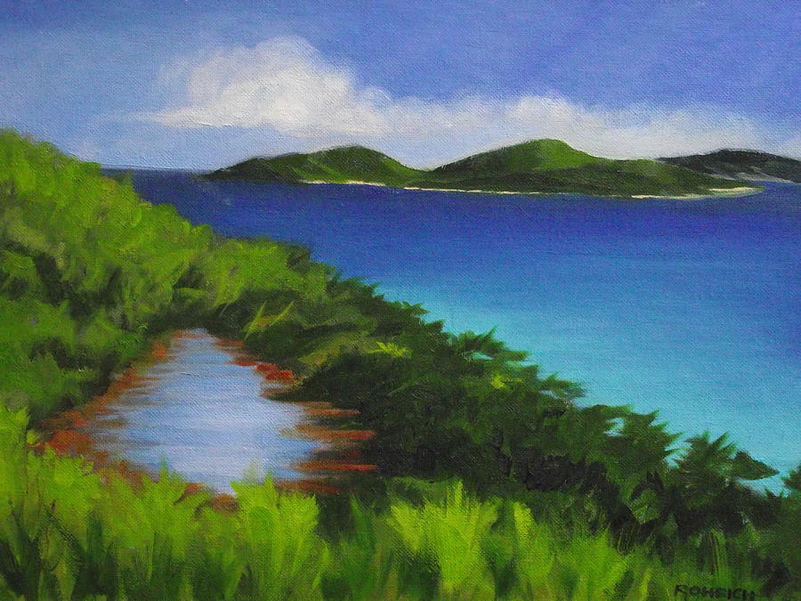 Caribbean Islands Painting - Caribbean Blue by Robert Rohrich