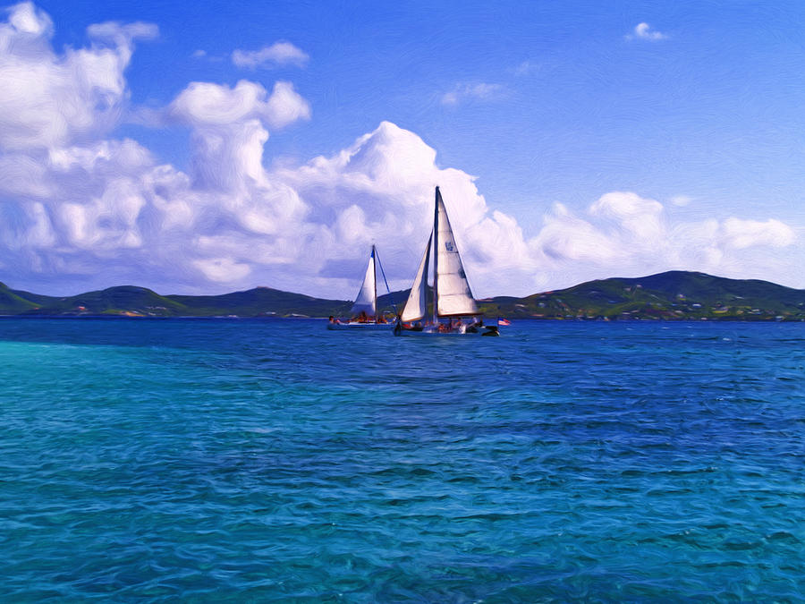 Caribbean Sailing by Linda Morland