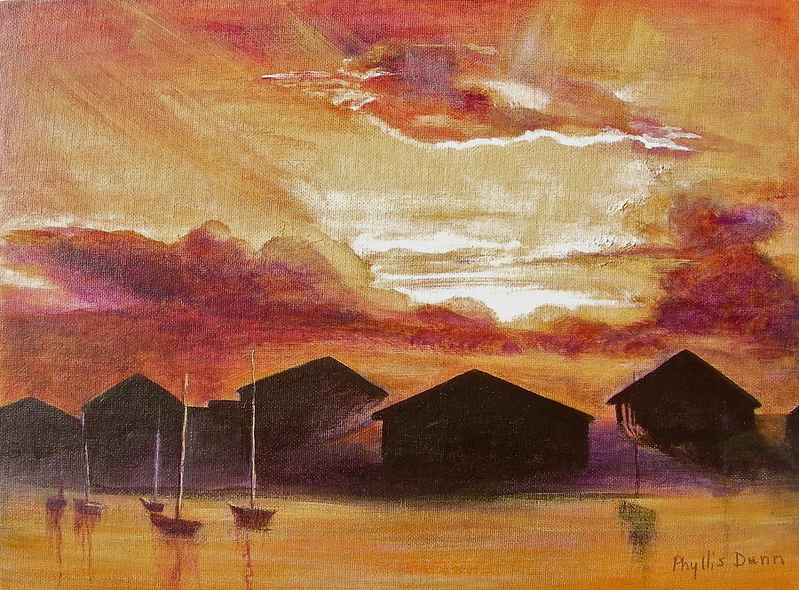 Caribbean Sunrise by Phyllis Dunn Caribbean Sunrise by Phyllis Dunn