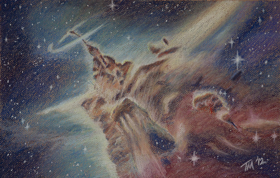 Space Pastel - Carina Nebula by Thomas Maynard