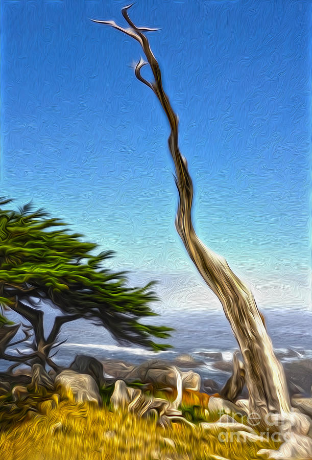 Landscape Painting - Carmel California - 02 by Gregory Dyer