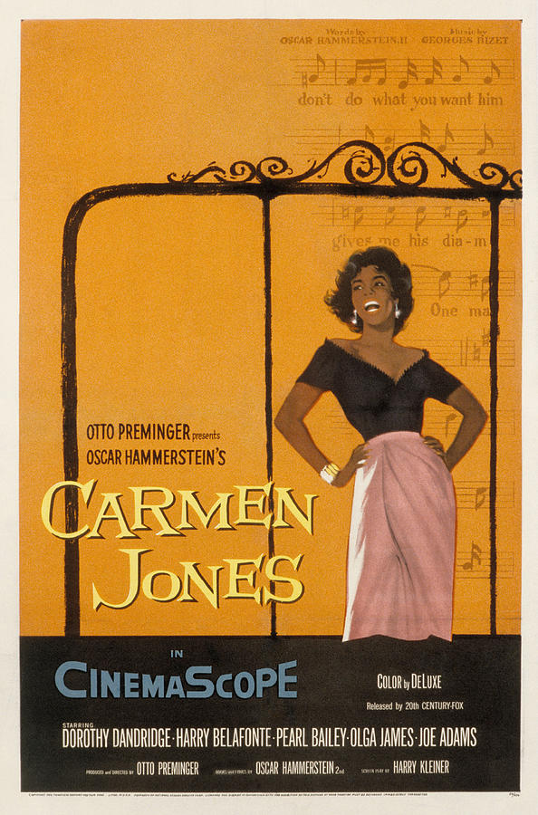 Movie Photograph - Carmen Jones, Dorothy Dandridge, 1954 by Everett