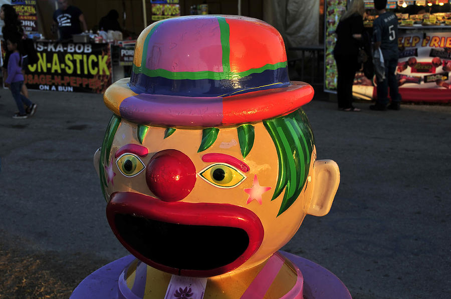 Clown Photograph - Carnival clown by David Lee Thompson