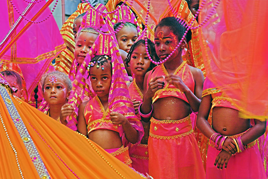 Carnival Kids- St Lucia Photograph by Chester Williams