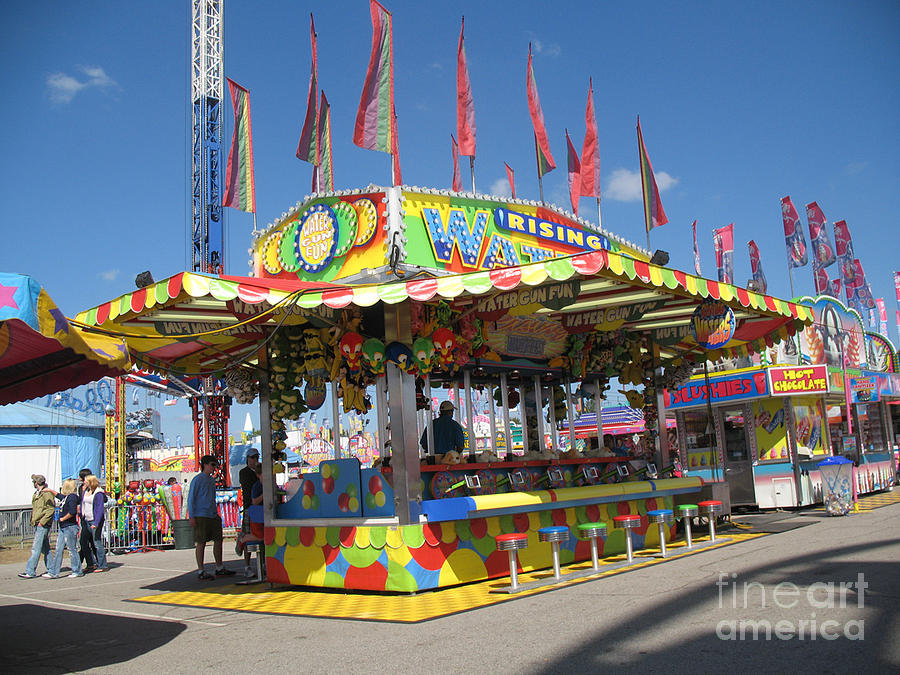 Carnivals Fairs and Festival Art  Photograph by Kathy Fornal