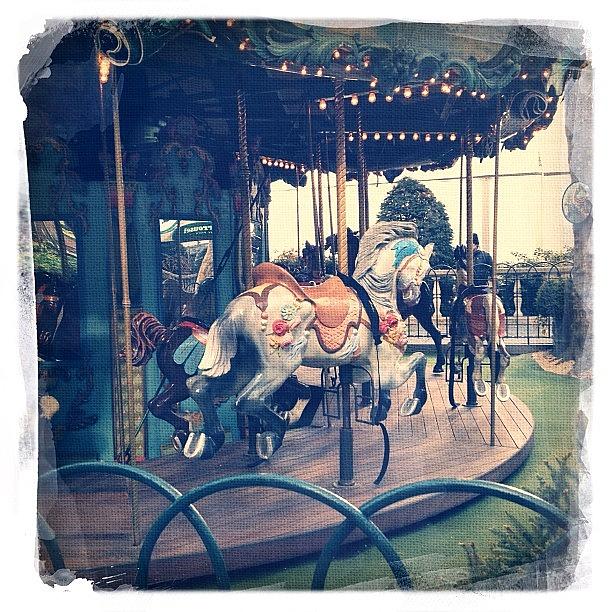 Carousel At Bryant Park Photograph by Bonnie Natko