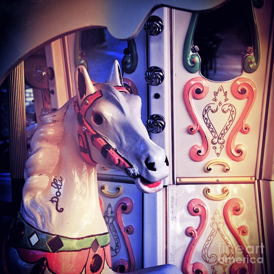 Carousel horse Photograph by Silvia Ganora