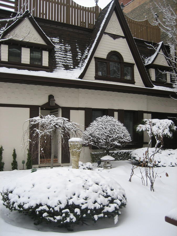 Carriage House in Winter Photograph by Roberta Voss - Fine Art America