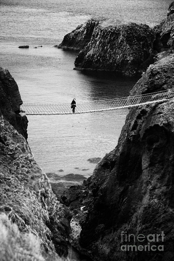 Carrick-a-rede Rope Bridge Northern Ireland Photograph by Joe Fox - Pixels