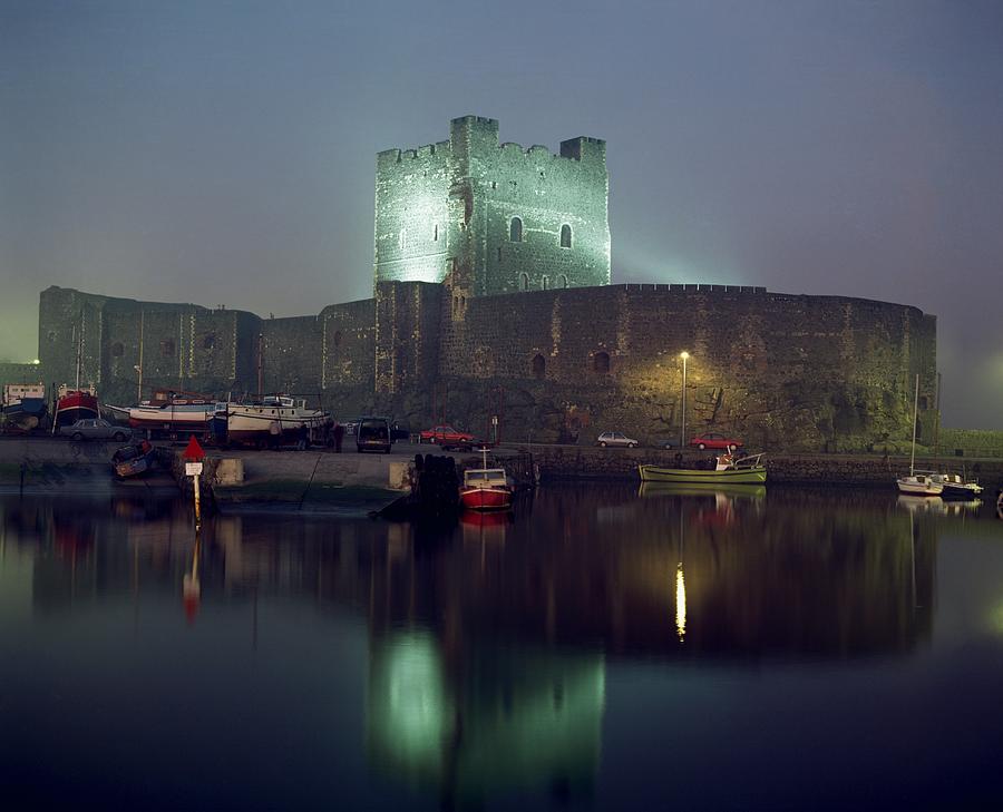 Carrickfergus Castle & Harbour, Co Photograph By The Irish Image ...