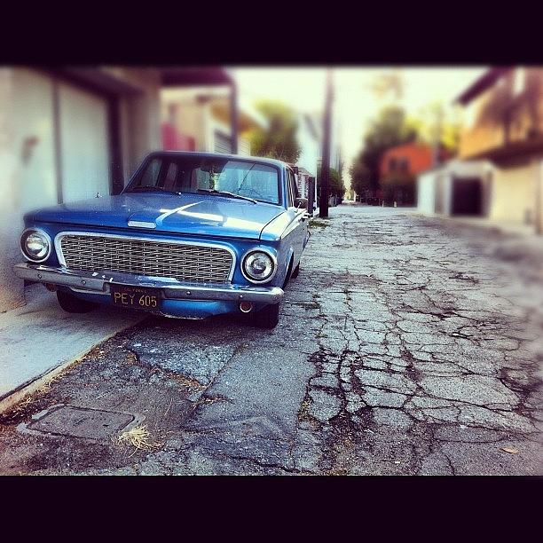 Car Photograph - #cars #classic_car #blue #streetphoto by Daniel Corson