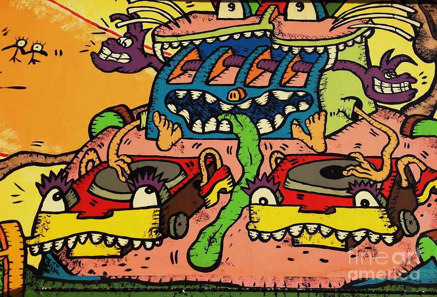 CARS Graffiti Photograph by Andrea Kollo