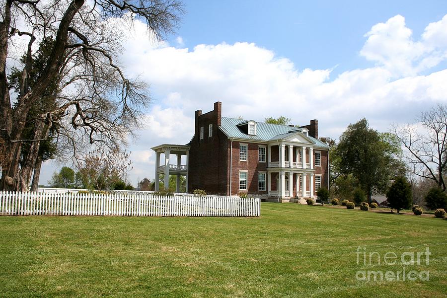 Carter House And Carnton Plantation by John Black