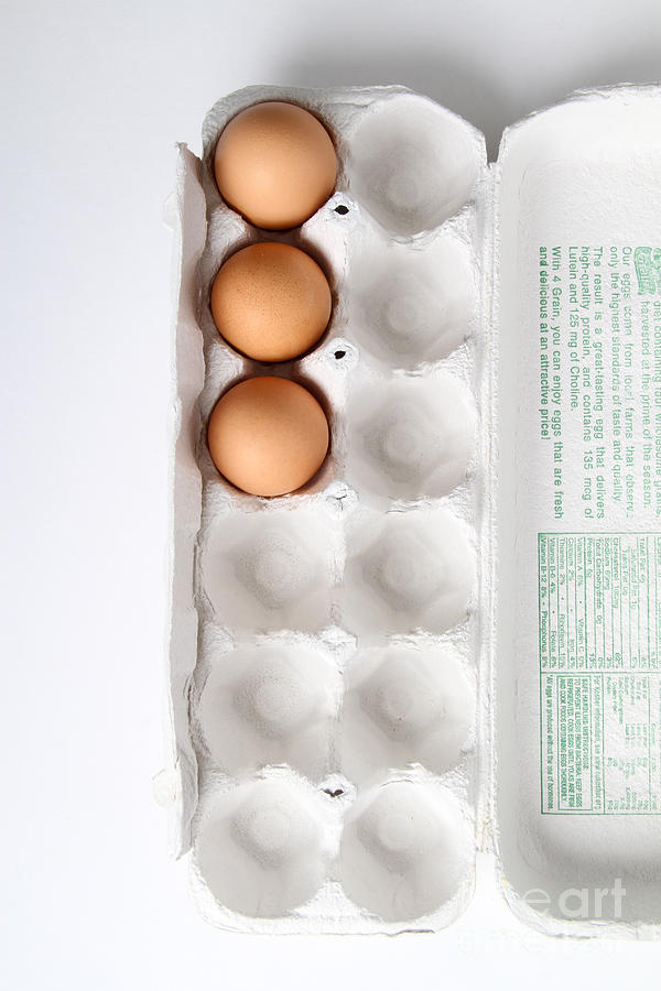 Carton Of Eggs, 10 Of 13 Photograph by Photo Researchers, Inc.