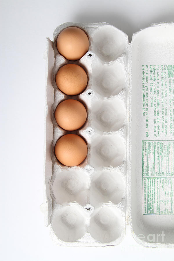 Carton Of Eggs, 9 Of 13 Photograph by Photo Researchers, Inc.