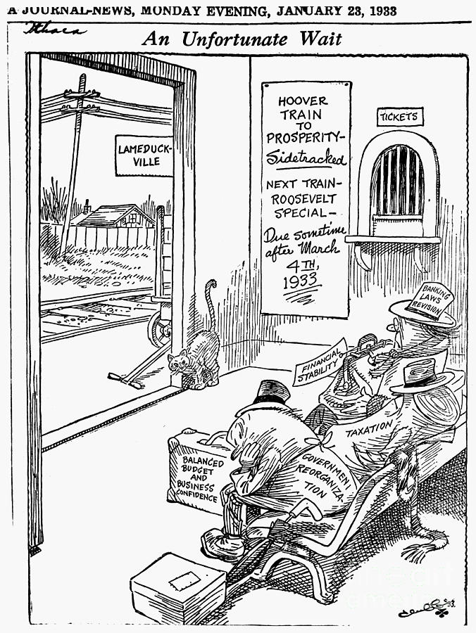 Cartoon Hooverville, 1933 Photograph by Granger