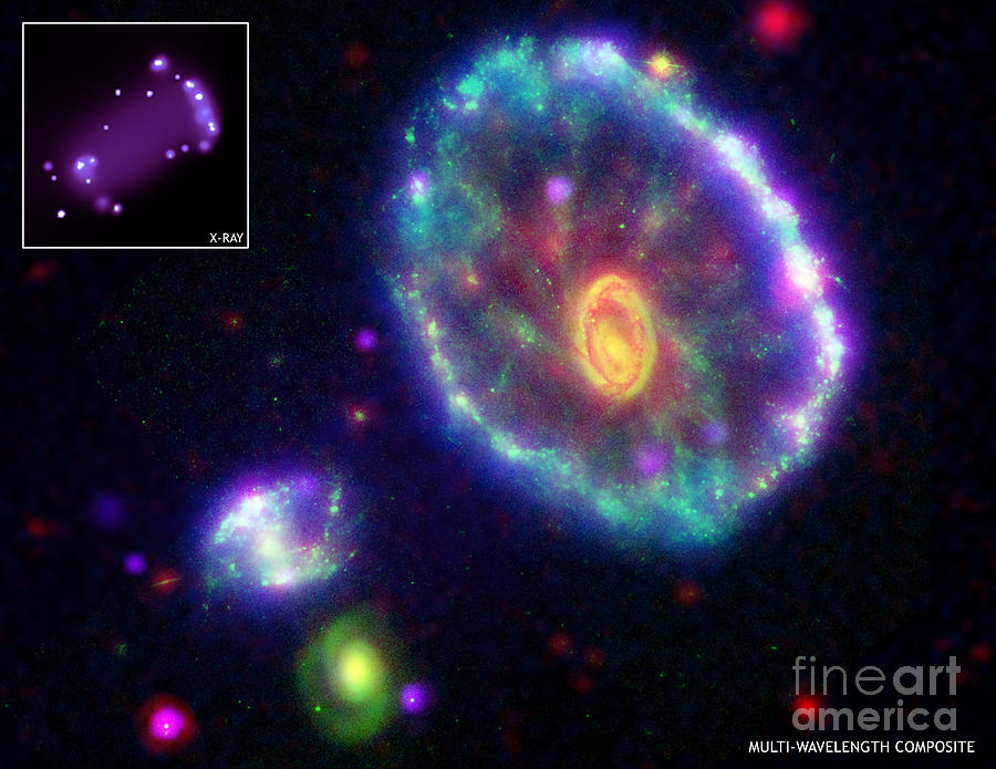 Cartwheel Galaxy Photograph by Nasa
