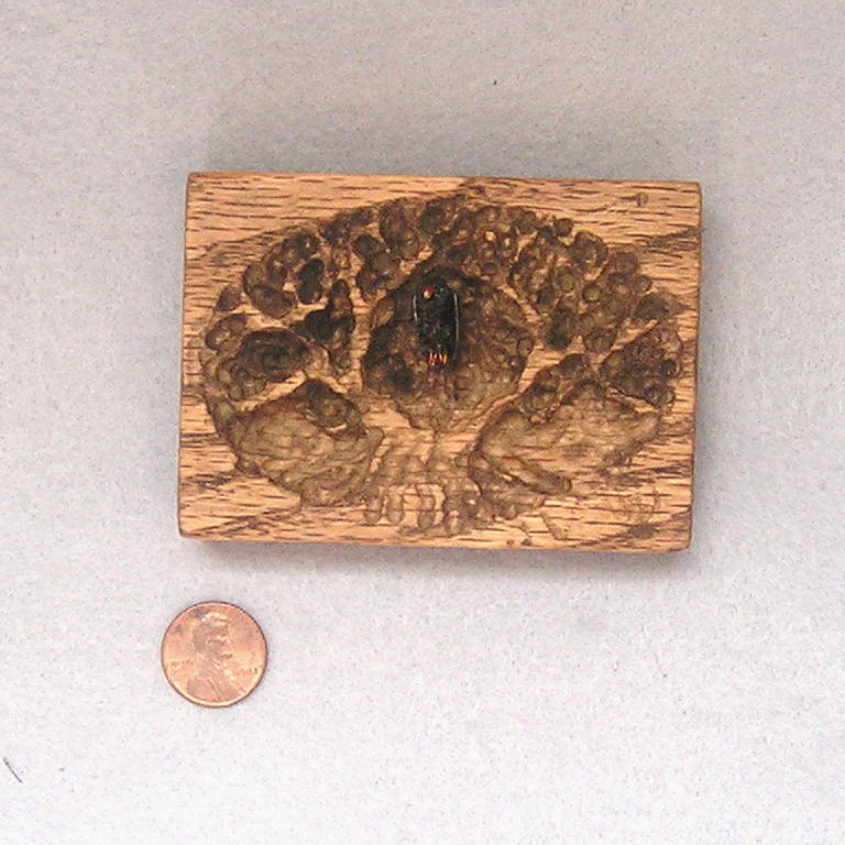 Carved ACEO   Sculpture by Roger Swezey