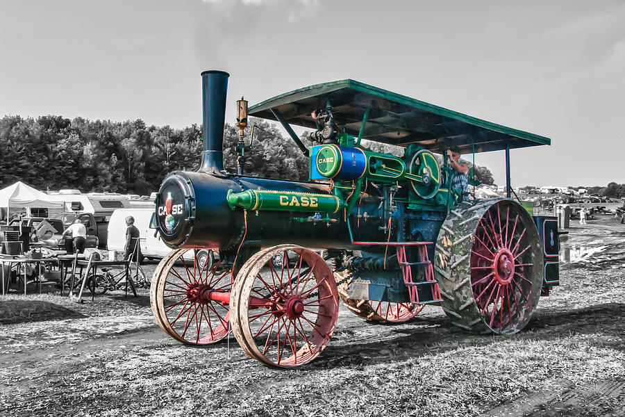 Case Tractor Photograph by Guy Whiteley
