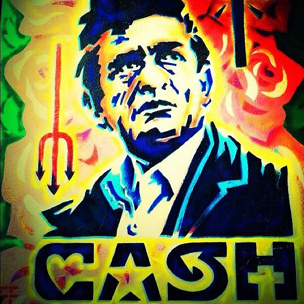 Johnny Cash Photograph - Cash by Tasha L