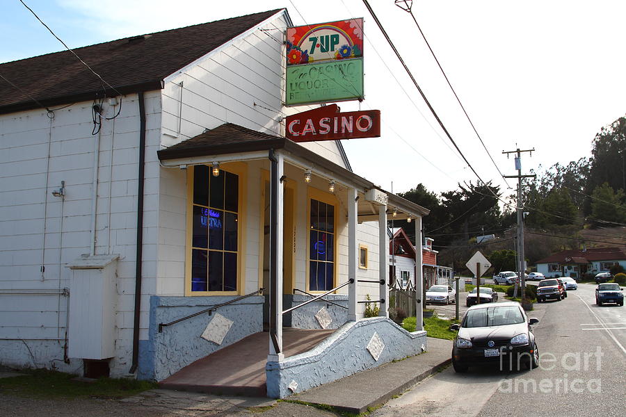 Casino Bar and Grill . Bodega Bay . Town of Bodega . California . 7D12443 Photograph by Wingsdomain Art and Photography