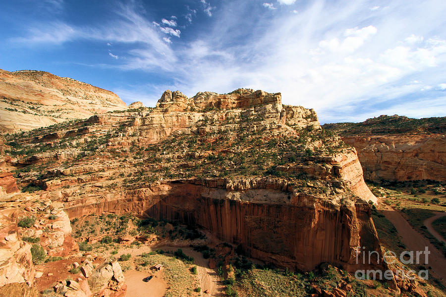 Capitol Reef National Park Photograph - Cassidy Arch Overlook by Adam Jewell